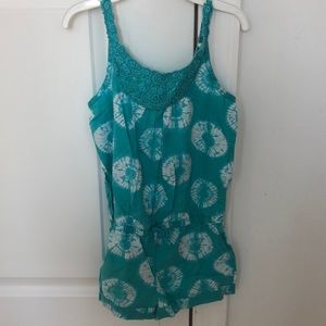 Calypso St. Barth 6/6x Aqua Romper